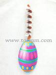 TS79004  METAL TURN WITH PRINTED EGG 
